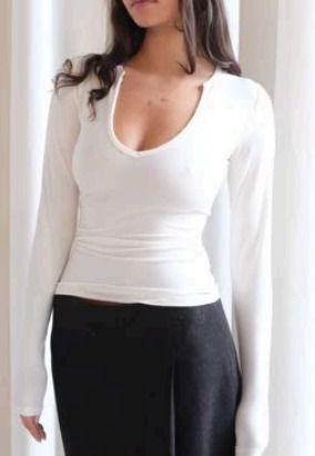 Geel - Jolene Top - White